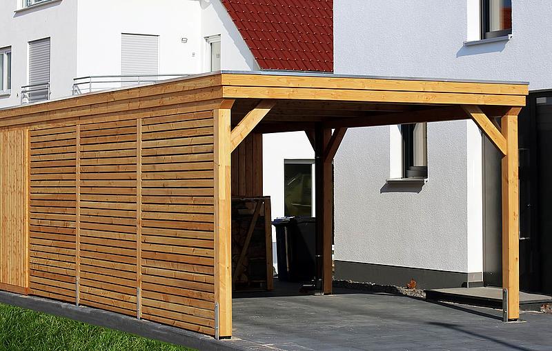 Carport als Alternative zur Garage Holz-Carport - Rhombus Leisten