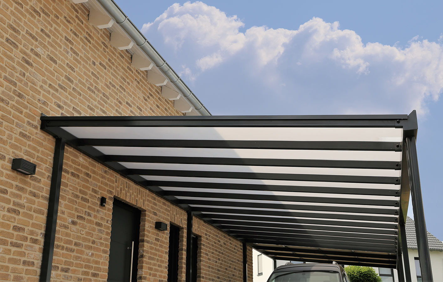 Carport oder Dachüberstand - aus Alu Carport oder Dachüberstand - aus Alu